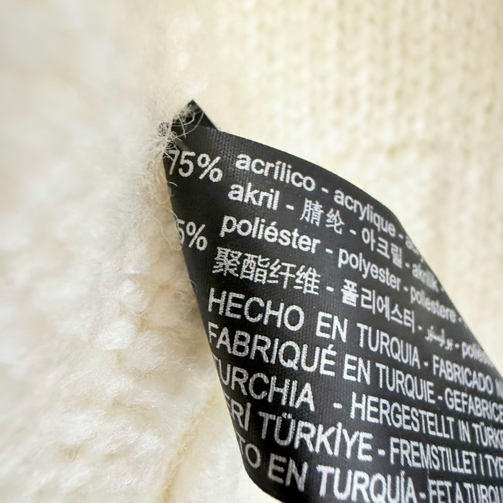 Zara Cream Open-Front Cardigan - Picture 4 of 7